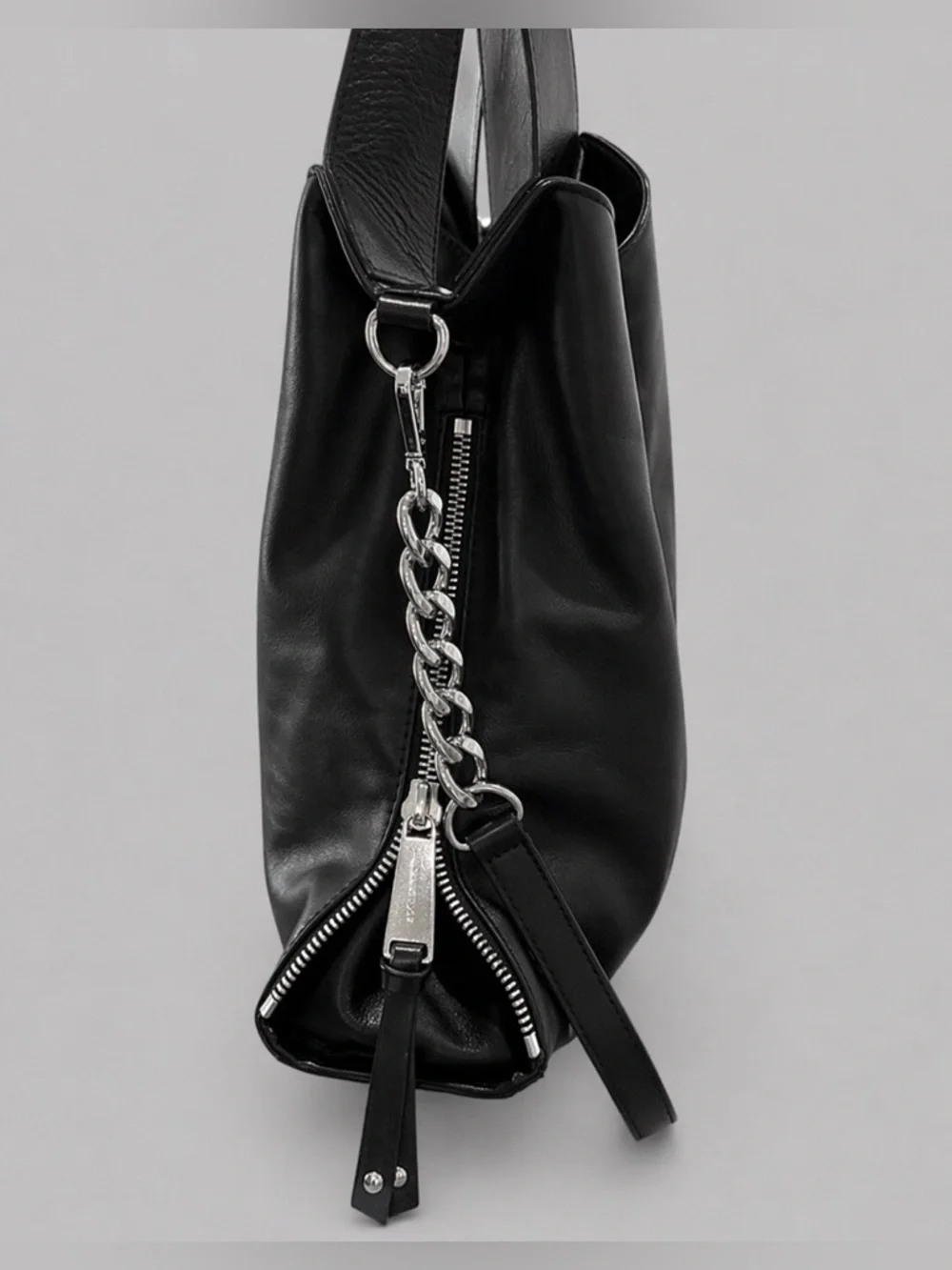 ✨ MICHAEL KORS Devon Large Shoulder Tote | Black Leather | Silver Hardware ✨